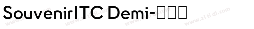 SouvenirITC Demi字体转换 SouvenirITC Demi字体转换